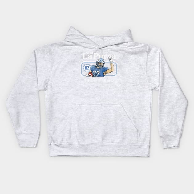 Sam Laporta Detroit Cover Kids Hoodie by ClarityMacaws